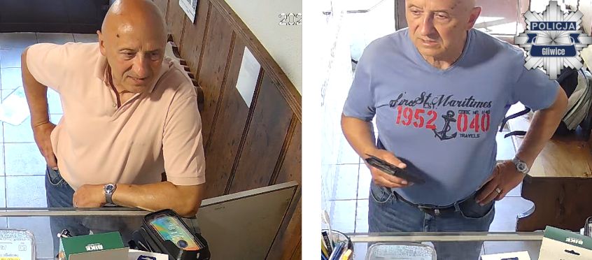 Ten mężczyzna może mieć związek z kradzieżą