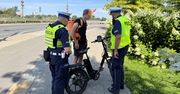Warszawa: Efekty kontroli pojazdów elektrycznych o wyglądzie klasycznego roweru
