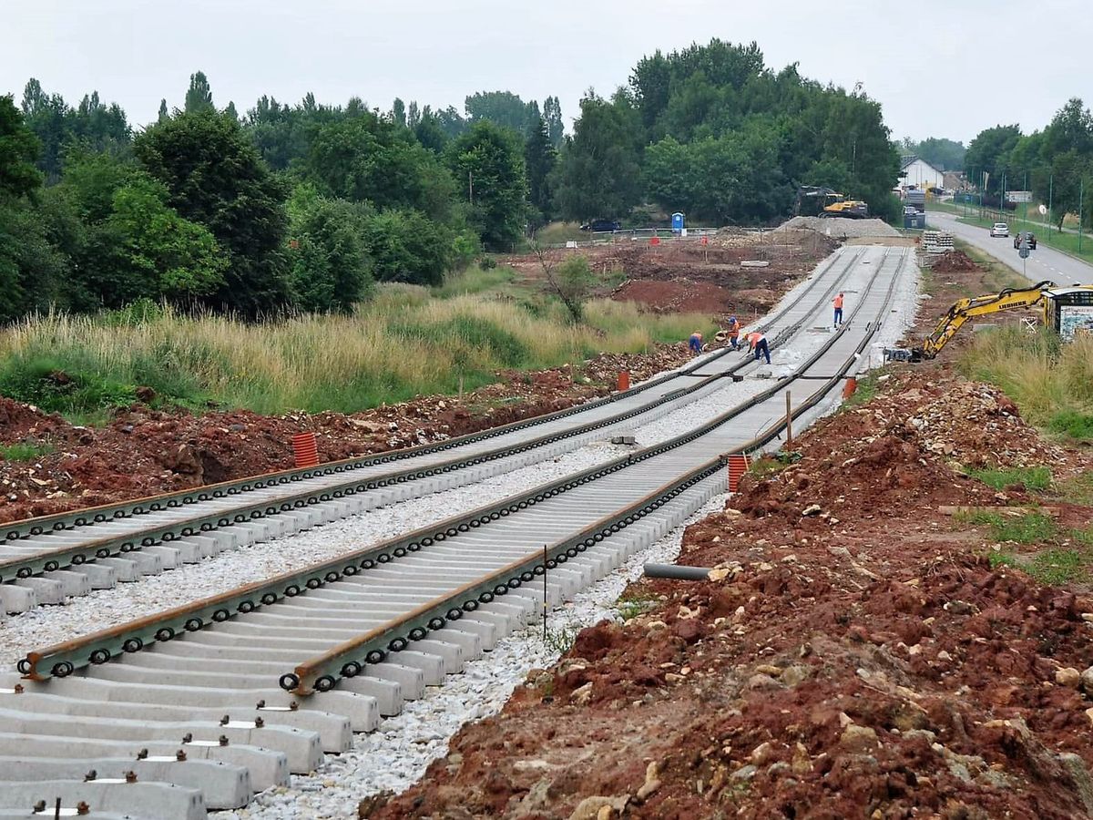 Sosnowiec. Tramwajowa inwestycja w Zagórzu nabrała kształtów.