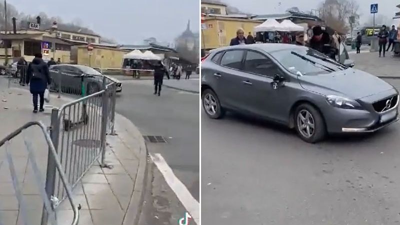 80-latek wjechał w ścianę budynku przy ul. Nadstawnej w Lublinie