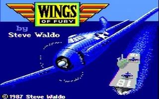 Wings of Fury — czołówka Apple II