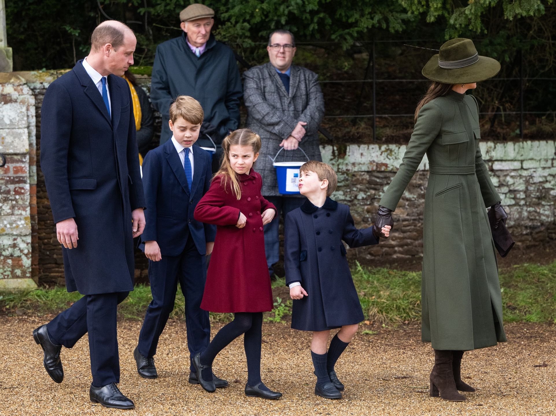 William i Kate z dziećmi