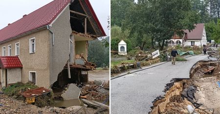 Radochów na Dolnym Śląsku odcięty od świata. "Piliśmy deszczówkę"