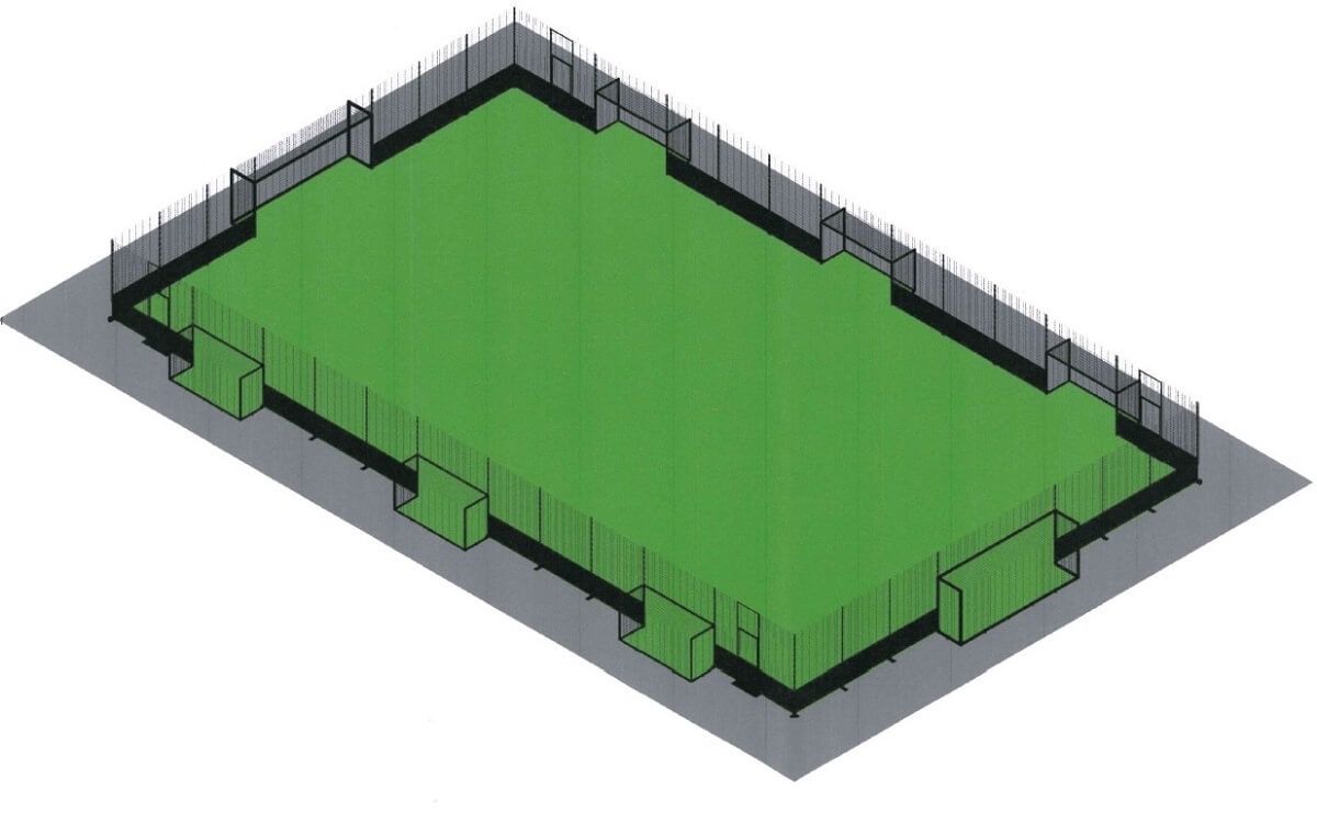 Projektowane boisko mobilne przy SP nr 15