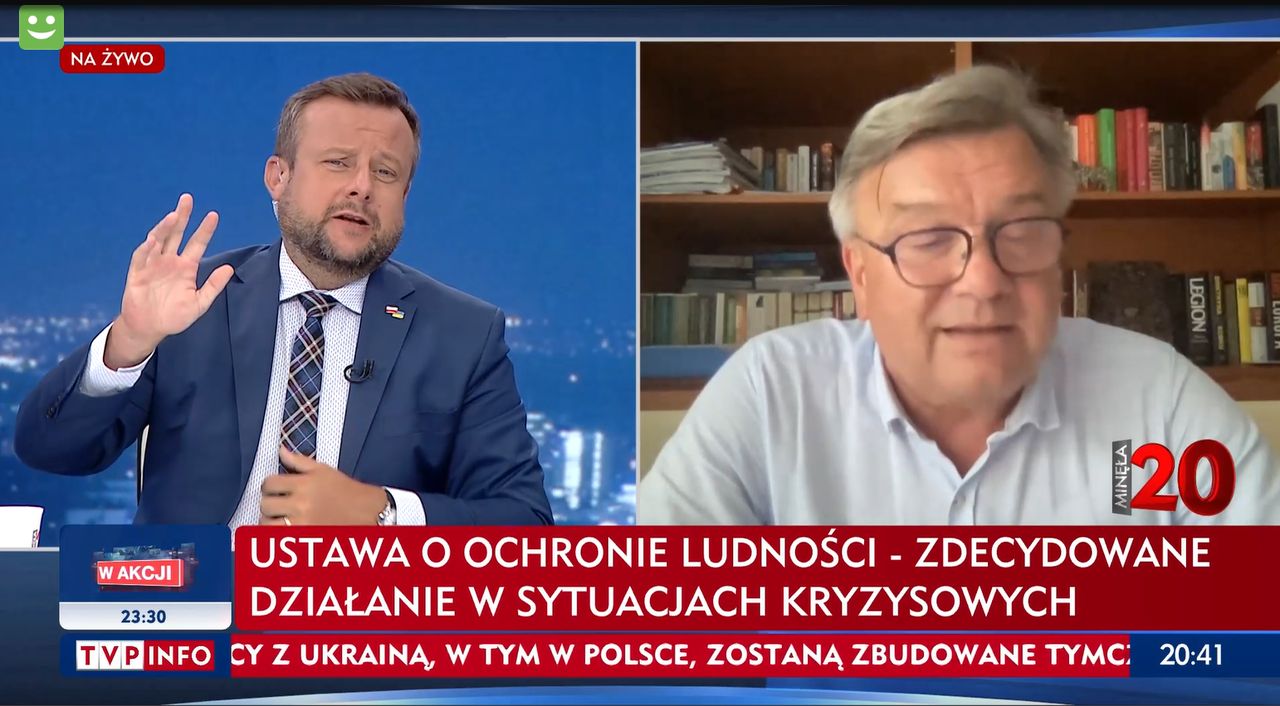 Prezenter TVP Info starł się na wizji w politykiem PO