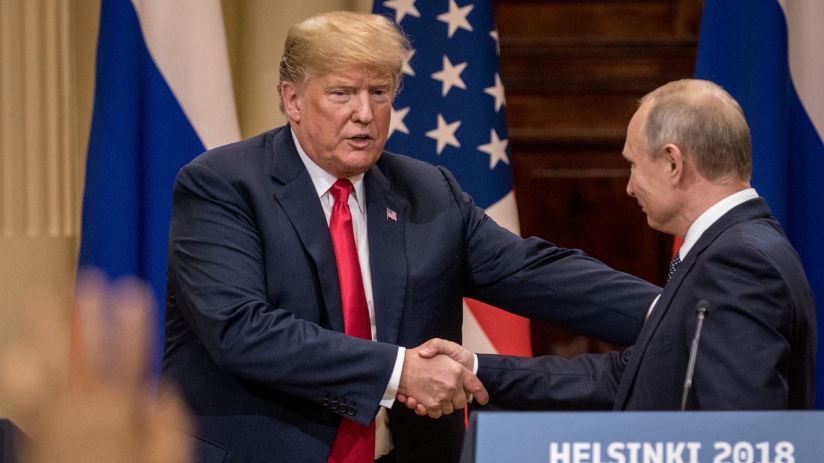 Donald Trump i Władimir Putin