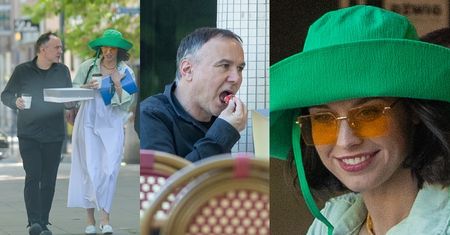 Julia Kamińska z partnerem pałaszują ciastka i truskawki do kawki (ZDJĘCIA)