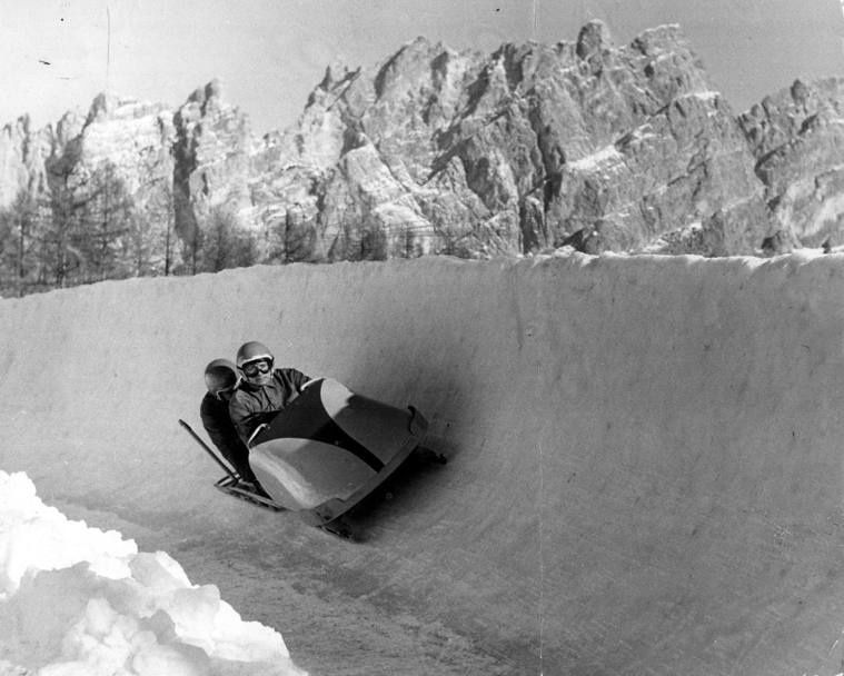 Eugenio Monti i Renzo Alverà w 1956 roku fot. domena publiczna