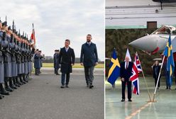 Szwedzkie myśliwce w Malborku. Byliśmy na rozpoczęciu misji NATO