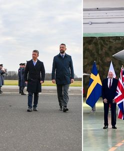 Szwedzkie myśliwce w Malborku. Byliśmy na rozpoczęciu misji NATO