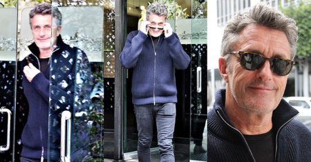 Wyluzowany Paweł Pawlikowski uśmiecha się do paparazzi w Los Angeles (FOTO)