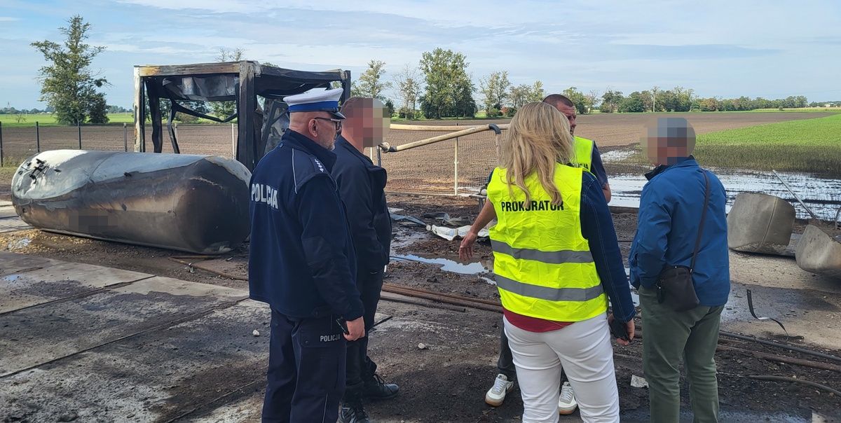 Eksplozje zbiorników z gazem w Osięcinach