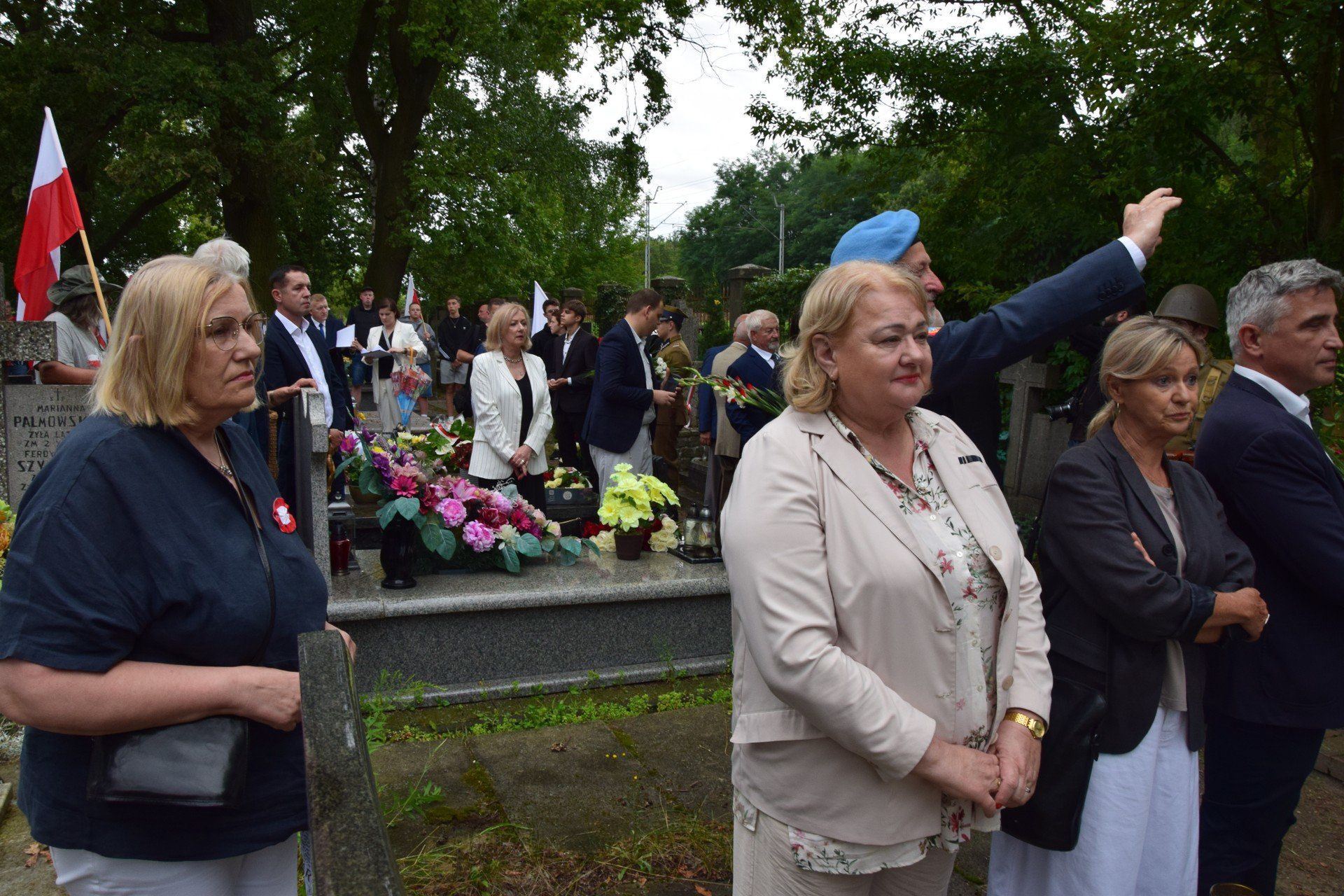 Uroczystość na skierniewickim cmentarzu św. Józefa w 81. rocznicę wybuchu Powstania Warszawskiego