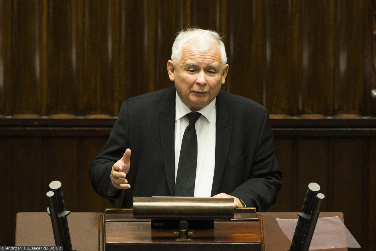 Jarosław Kaczyński w Sejmie