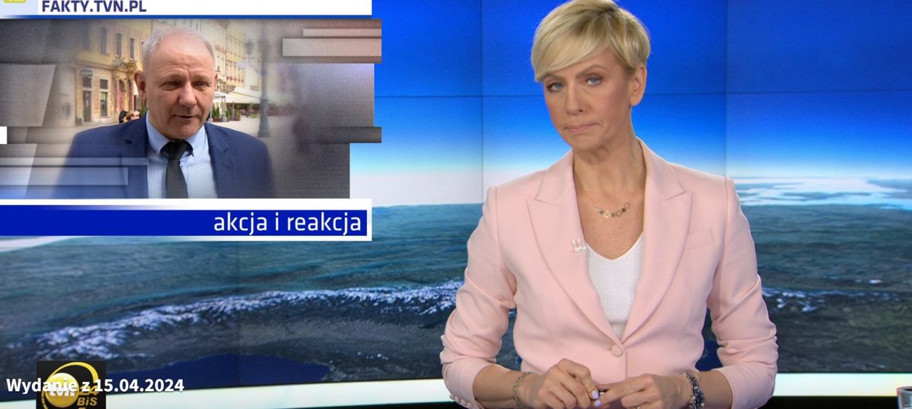 Anita Werner była gospodynią poniedziałkowych "Faktów". Nie zdecydowała się zacytować wpisów Jacka Protasiewicza 