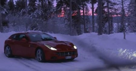 Ferrari FF przerywa ciszę koła podbiegunowego [wideo]
