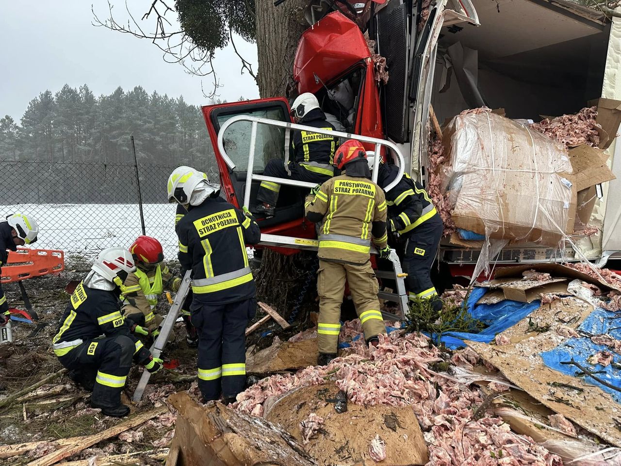 Poważny wypadek na DK 10