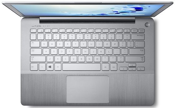 Samsung Ativ Book 7 NP730 widok klawiatura