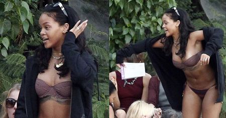 "Rihanna PRZYTYŁA 7 KILO"! Widać? (ZDJĘCIA)