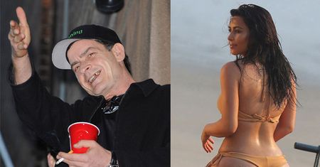 Charlie Sheen o pupie Kim: "Obwisły WÓR SMRODÓW, który śmie nazywać tyłkiem!"