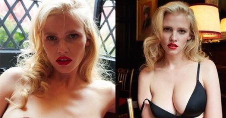 NAGA Lara Stone po porodzie! BEZ RETUSZU! (TYLKO DLA DOROSŁYCH!)
