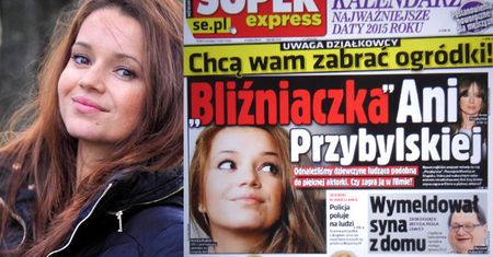 "Super Express" znalazł... "bliźniaczkę Anny Przybylskiej"