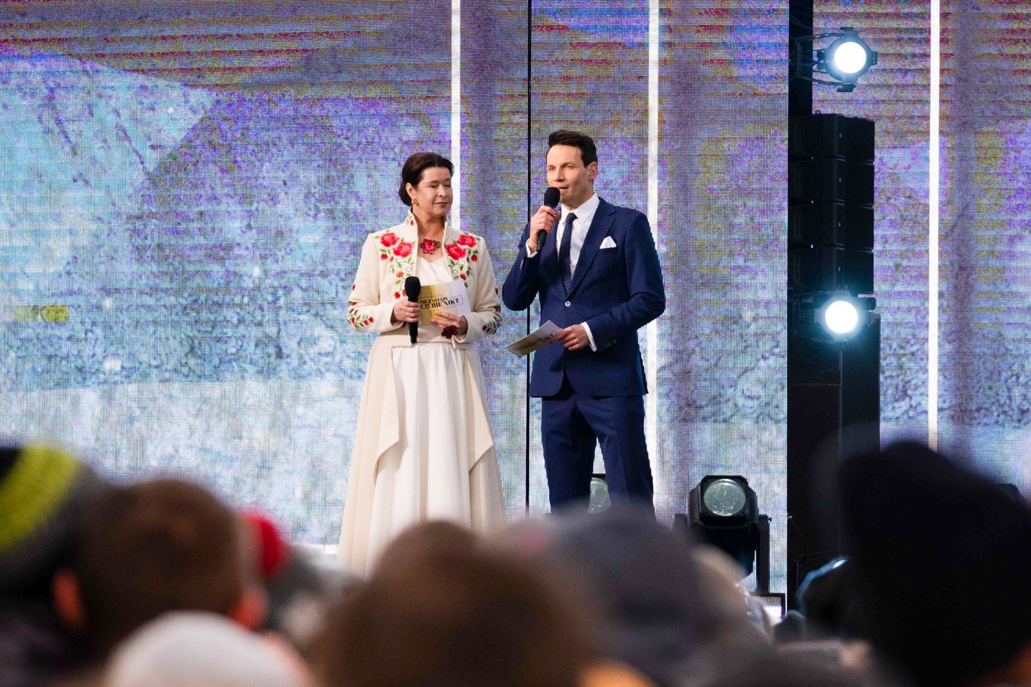 Hanna Rybka, Tomasz Wolny - koncert Nie zastąpi Ciebie nikt (fot. AKPA)