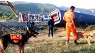 Ekipy ratunkowe na miejscu tragedii