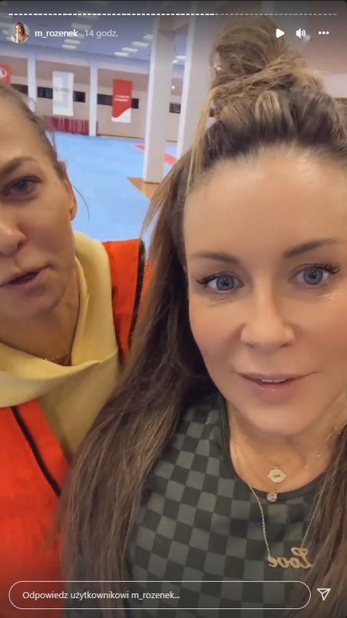 Małgorzata Rozenek na obozie Anny Lewandowskiej