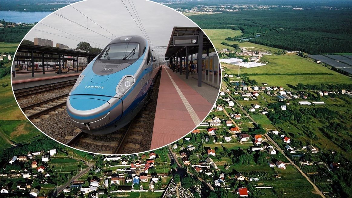 Nowa linia kolejowa dla pociągów pendolino może podzielić gminę Wieliszew na pół.