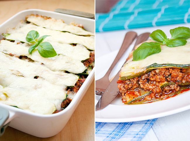 No-noodles zucchini lasagna