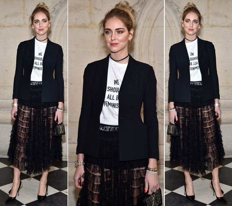 LOOK OF THE DAY: Chiara Ferragni w stylizacji Diora