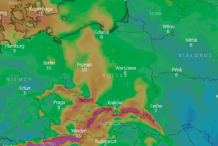 Czeka nas pogodny, ale wietrzny piątek, szczególnie w górach