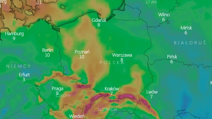 Czeka nas pogodny, ale wietrzny piątek, szczególnie w górach