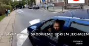 Rowerzysta: nie utrudniałem ruchu. Kierowca był innego zdania