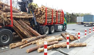 Groźny wypadek podczas kontroli Inspekcji Transportu Drogowego