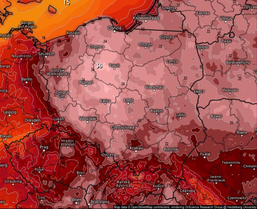 Pogoda. Upiorne temperatury. Dziś padnie rekord