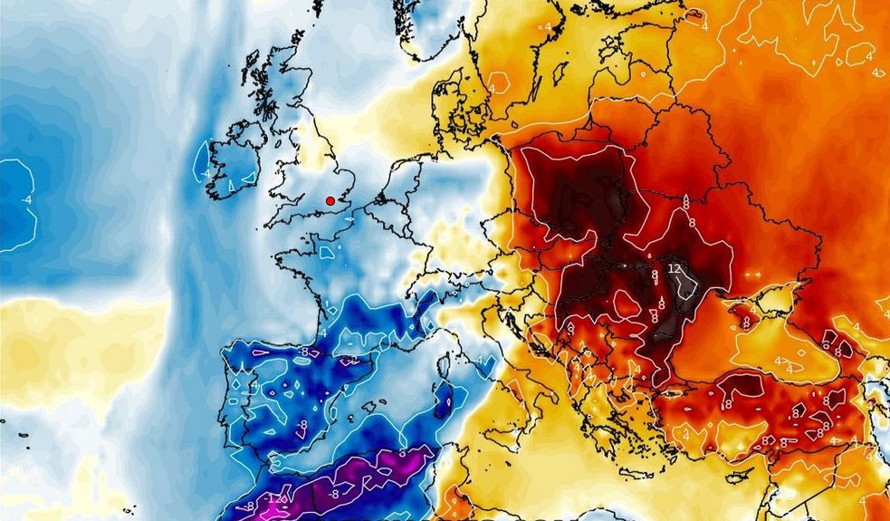 Pogoda. Napór "Gunthera" na "Palomę". Wkracza afrykańskie powietrze