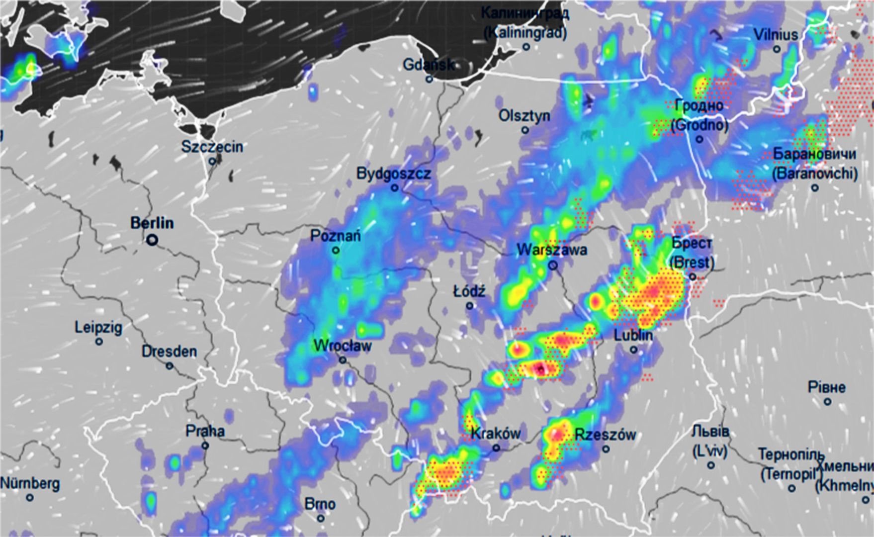 Pogoda. Nad Polską przechodzi front burzowy