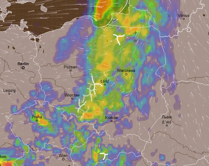 Prognoza pogody. Burzowy front już przy polskiej granicy. "Thekla" przyniesie nawałnice i duże ochłodzenie