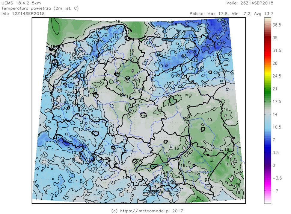 "Front idzie jak spychacz." Załamanie pogody. Temperatura spadnie nawet do 13 st. C