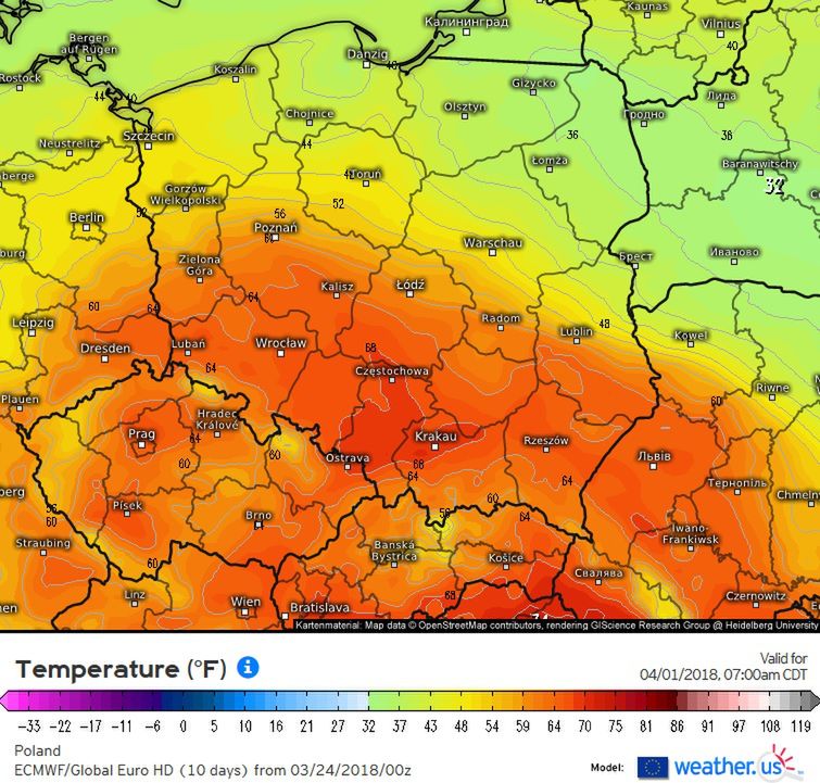 "Nad Polskę wędruje powietrze z Afryki". Będzie nawet 25 st. C