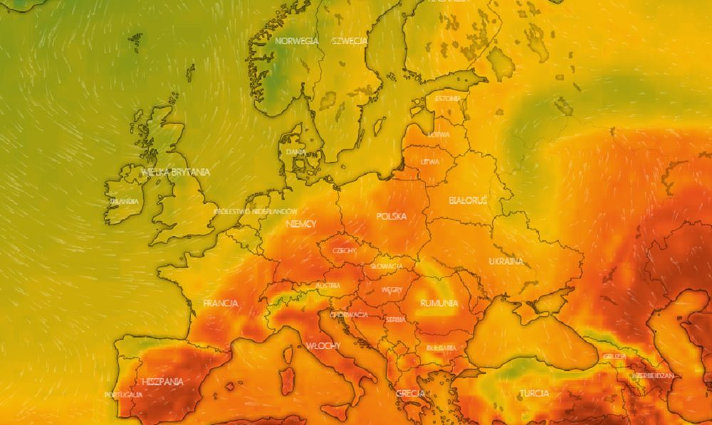 Pogoda na niedzielę. Burza i wysokie temperatury.