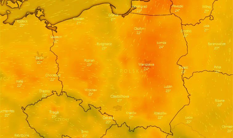 Pogoda. Trąby powietrzne, burze i upały. Ostrzeżenia IMGW w 10 regionach