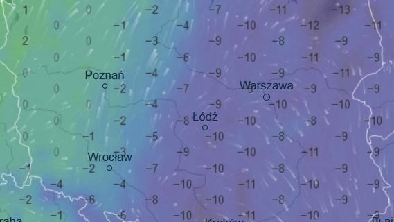 Prognoza pogody na najbliższą noc 
