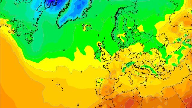 Prognoza pogody na poniedziałek.