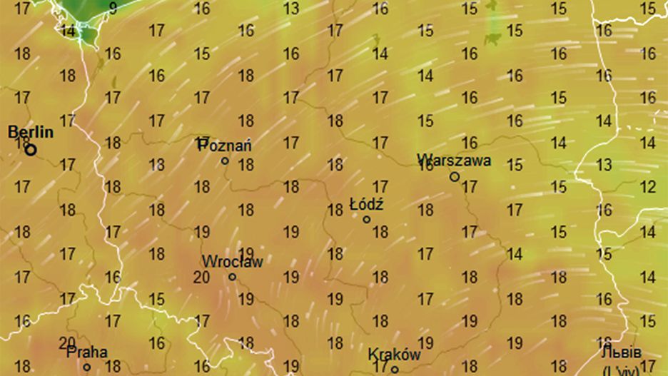 Prognoza pogody. Centrum wyżu z południowego zachodu dotrze nad Polskę w sobotę przed południem