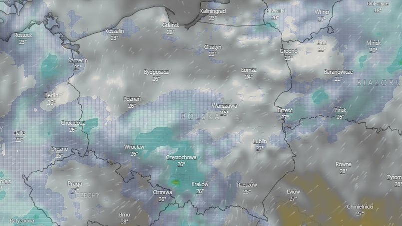 Pogoda na noc ze środy na czwartek.
