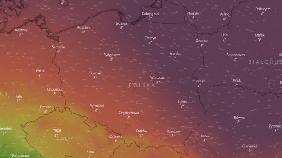 IMGW ostrzega przed niebezpieczną pogodą
