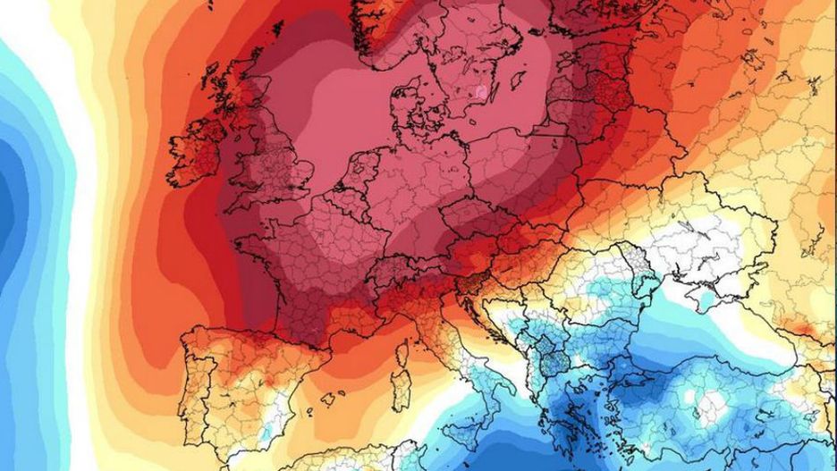 Mapa anomalii temperatury dla najbliższych dni. W Polsce ciepło, nawet do 12 stopni C. 